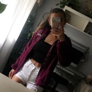 Fuzzy North face Jacket